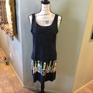 Vintage Hawaiian beer dress. Size large